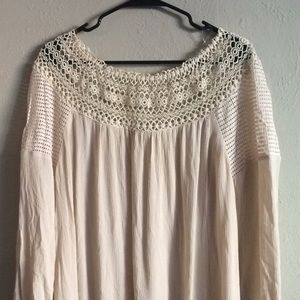 Vintage Style Cream Lace Dress